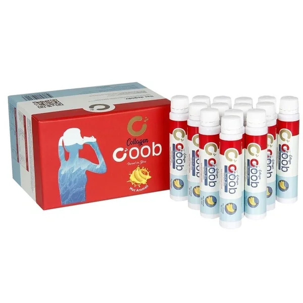 Coob Collagen Liquid Tube Banana Flavored 40 ml X15 ml