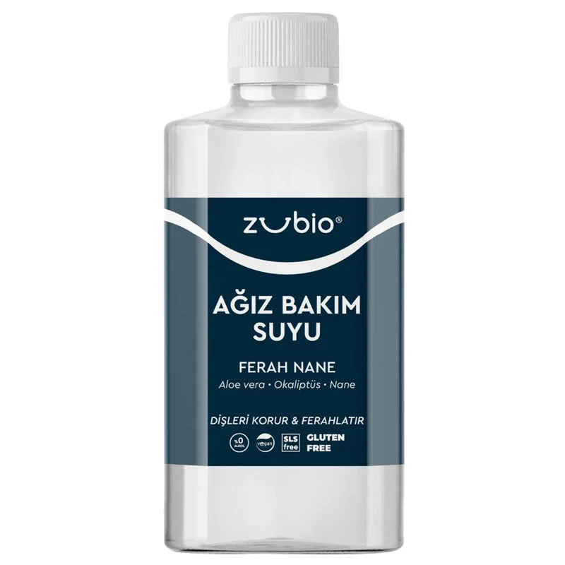 Zubio زوبيو للعناية بالفم، ماء بنكهة النعناع المنعش، 250 مل