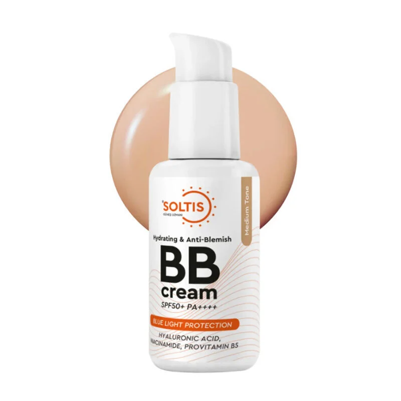 Soltis BB Cream SPF50 | Feuchtigkeitsspendend &amp; Fleckenreduzierend 30ml