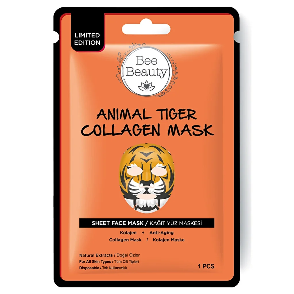 Bee Beauty Tiger Papiermaske 25g