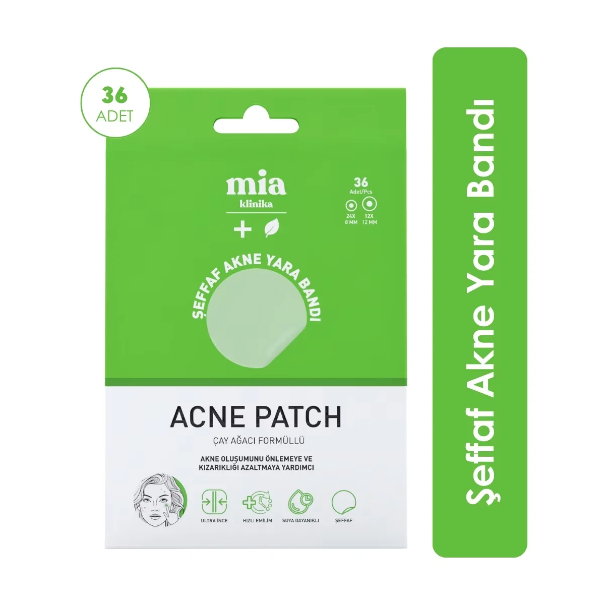 Mia Clinica Transparent Acne Patches - 36 Pieces