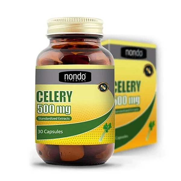 Nondo Vitamins Celery 500 mg Food Supplement 30 capsules