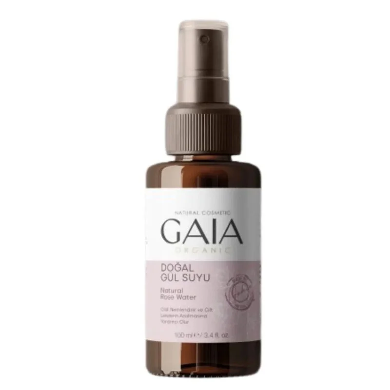 Gaia Organic Rose Water 100 ml - Hydrating & Soothing Mist