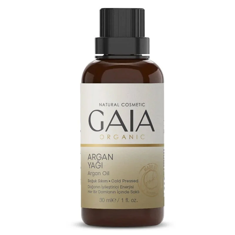 Gaia Organic Cold Pressed Argan Oil 30ml - Pure & Nourishing