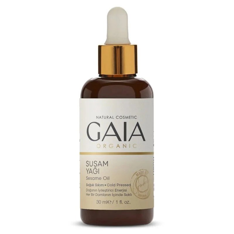 Gaia Organic Cold Pressed Sesame Oil - 50ml Natural Extract