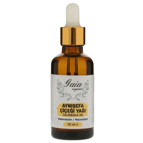 Gaia Organic Calendula Flower Oil 50ml - Natural Skin Care