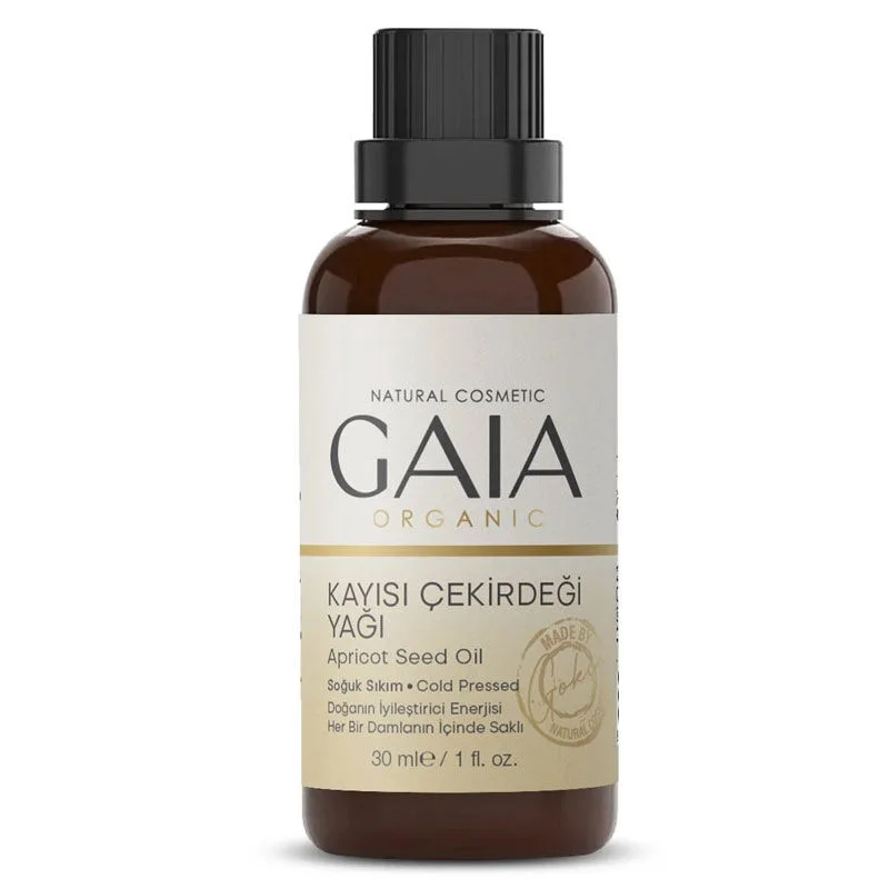 Gaia Bio-Aprikosenkernöl 30ml - Kaltgepresst &amp; Rein