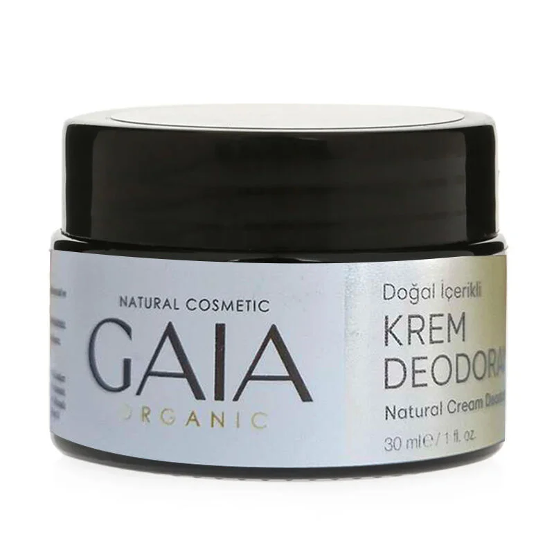 Gaia Organic مزيل عرق كريمي طبيعي عضوي من جايا، 30 مل