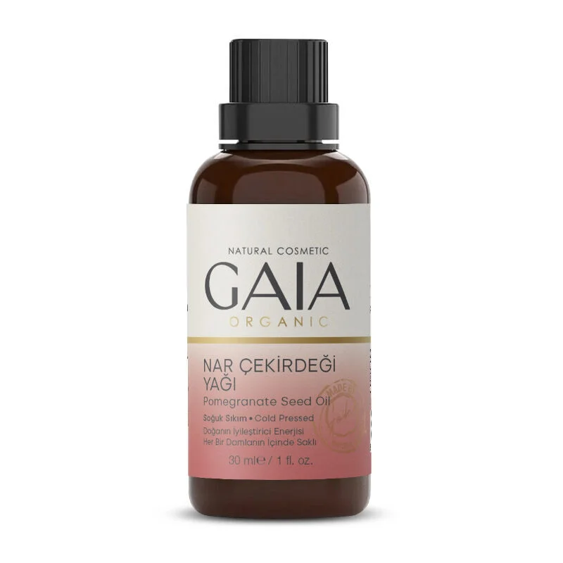 Gaia Organic Cold Pressed Pomegranate Seed Oil 30ml - Pure & Natural