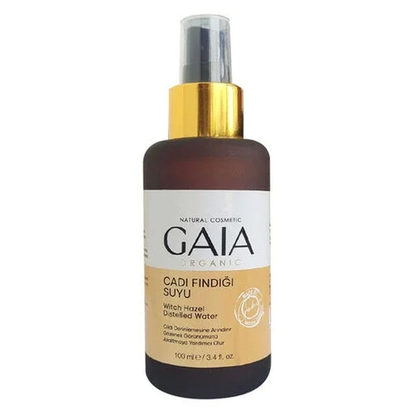 Gaia Organic Witch Hazel Water - 100ml Natural Skin Toner