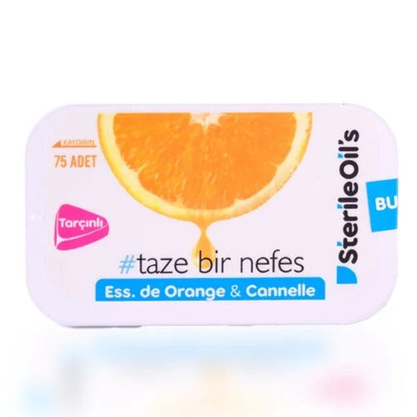 Sterile Oils Orange & Cinnamon Breath Freshener 75 pcs