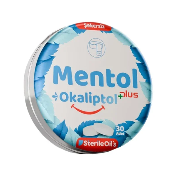 Sterile Oils Mint Eucalyptus Sugar Free Pastilles 30 pcs