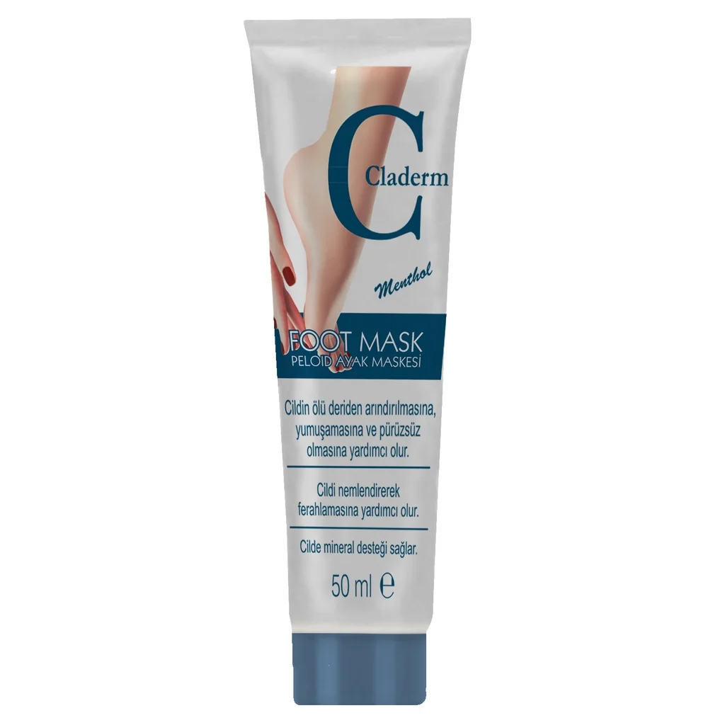 Claderm Tube Foot Mask Clay 50 ml