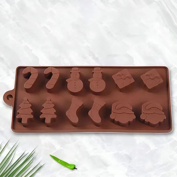 Epinox Silicone Chocolate Mold for Christmas & New Year YLB-22