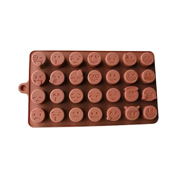 Lia Silicone Chocolate Mold - Mixed Emoji Sck-43