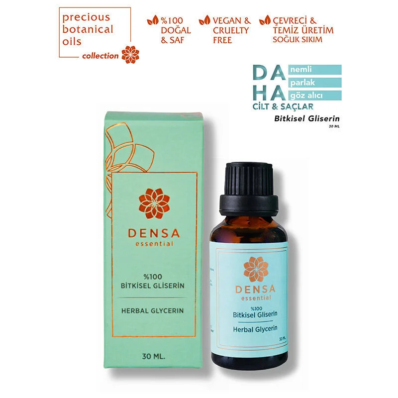 Densa Essential دينسا هيربال جلسرين ٣٠ مل مرطب طبيعي للعناية بالبشرة