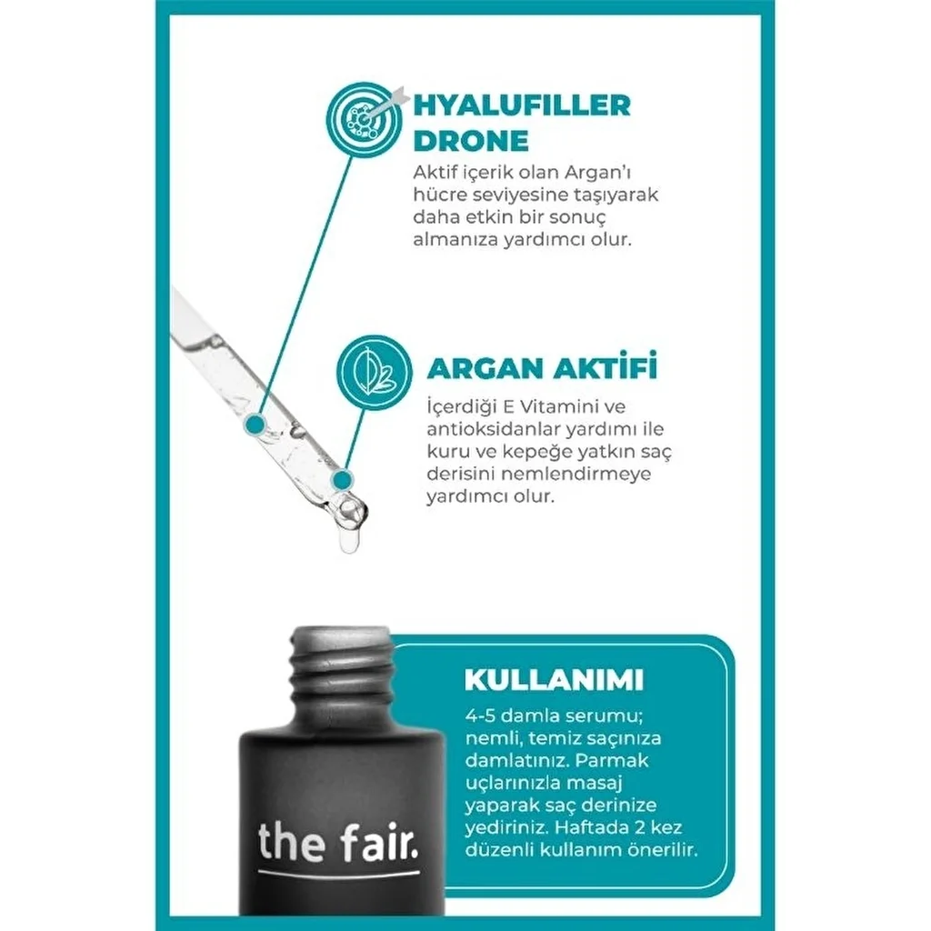 Vegan Argan-Haarserum 50 ml von the fair