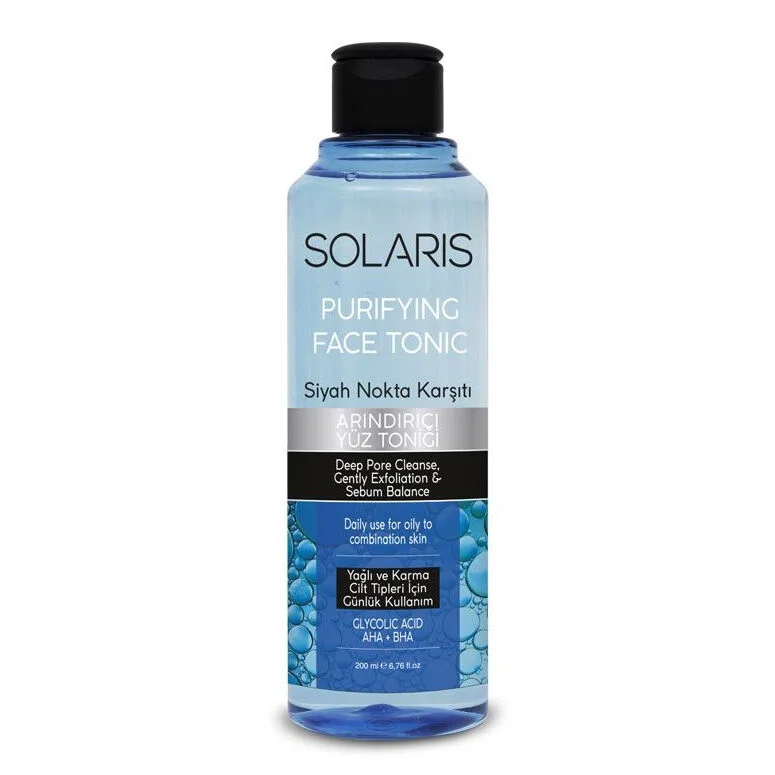 Тоник для очищения кожи лица Solaris 200 мл