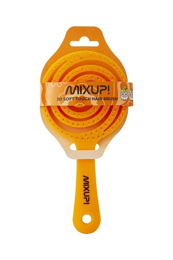 Mixup 3 D Soft Touch Hair Brush Orange