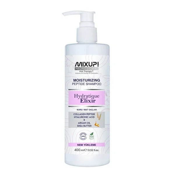 Mixup Moisturizing Peptide Shampoo Hydratique Elixir 400 ml