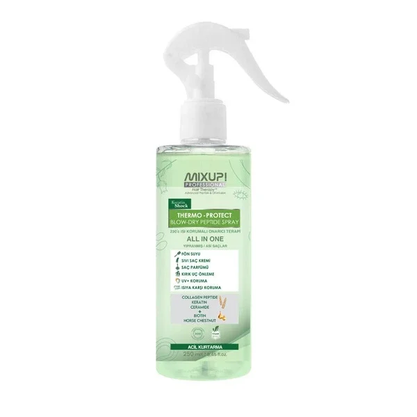 Mixup Keratin Shock Thermo-Protect Blow-Dry Peptide Spray 250 ml