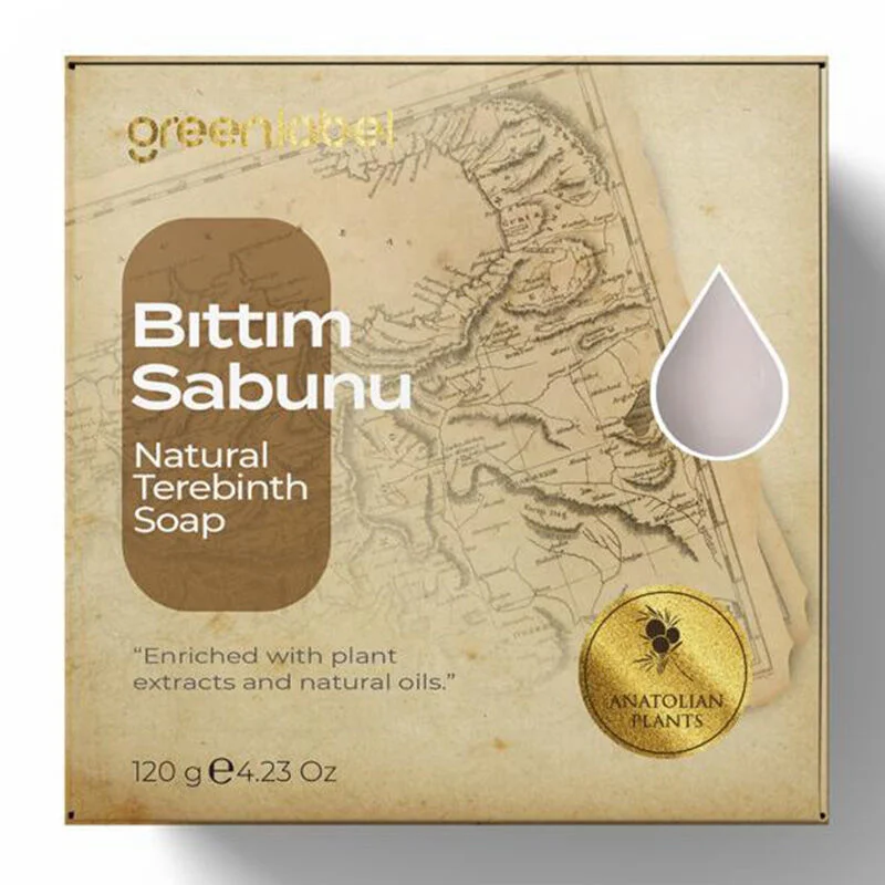 Greenlabel Bıttım Pistachio Soap - 120g Natural Moisturizer