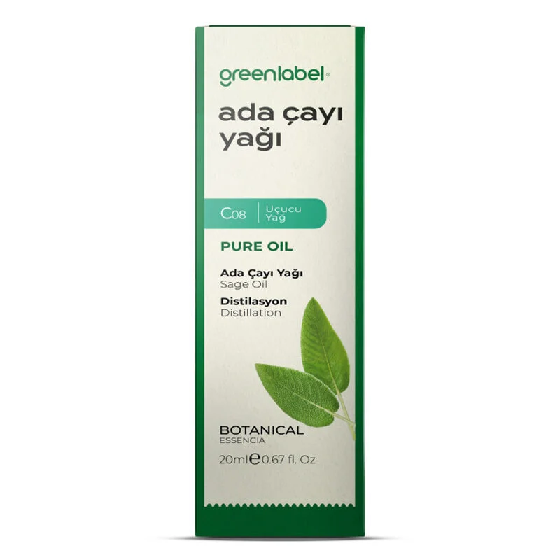Greenlabel Sage Oil 20 ml - Pure Natural Aromatherapy Blend