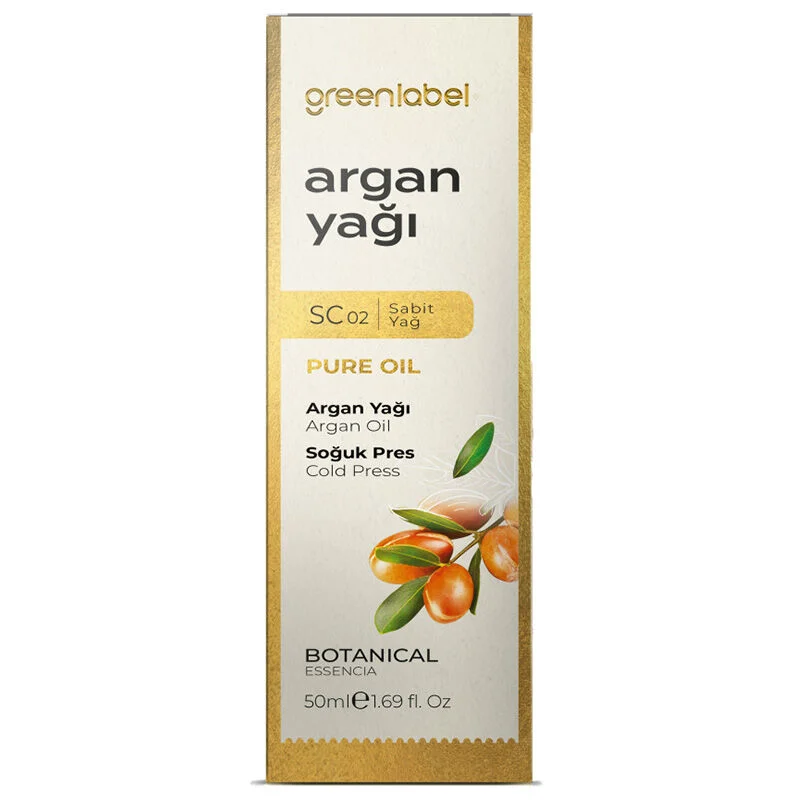 Greenlabel Argan Oil 50ml - Pure, Nourishing Hair & Skin Care