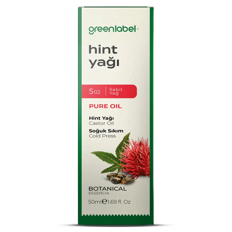 Greenlabel 50ml Castor Oil - Pure & Natural Skin Care