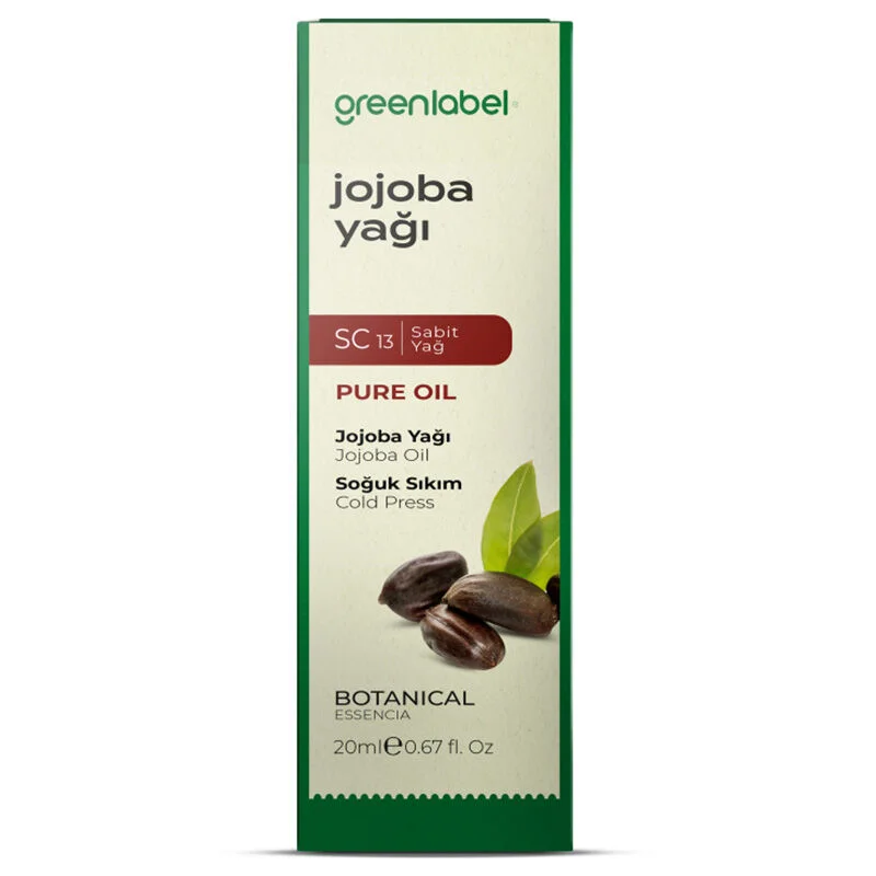 Greenlabel Jojoba Oil 20ml - Pure Moisturizing Hair &amp; Skin Care