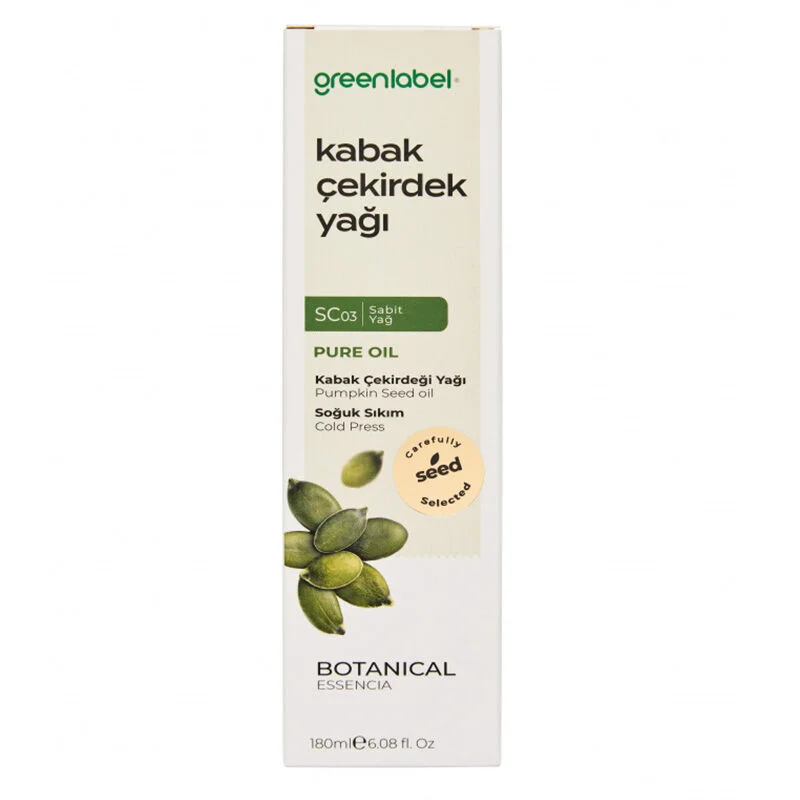 Greenlabel Organic Pumpkin Seed Oil 180ml - Rich in Nutrients