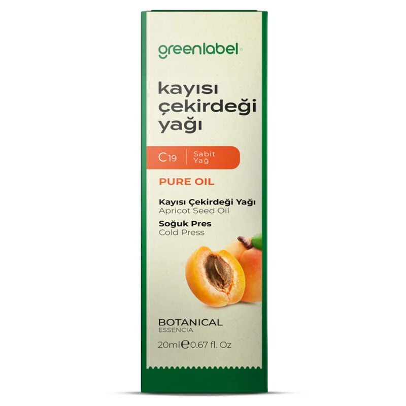 Greenlabel 20ml Apricot Kernel Oil - Natural Skin Moisturizer