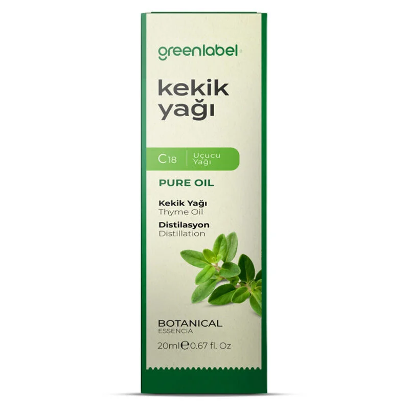 Greenlabel Pure Thyme Oil 20 ml - Natural Aromatherapy Essential