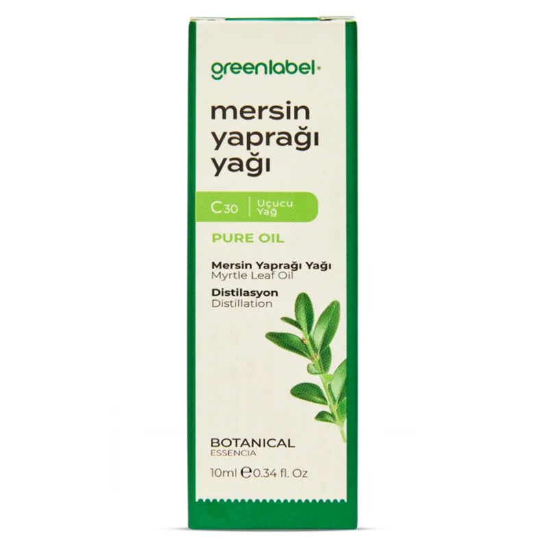 Greenlabel Mersin Leaf Oil 10ml - Pure Herbal Extract for Wellness