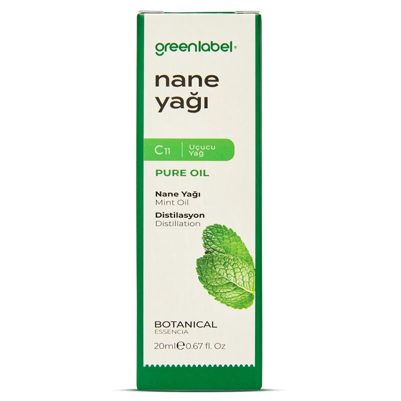 Greenlabel 20ml Mint Essential Oil - Pure & Refreshing Aroma