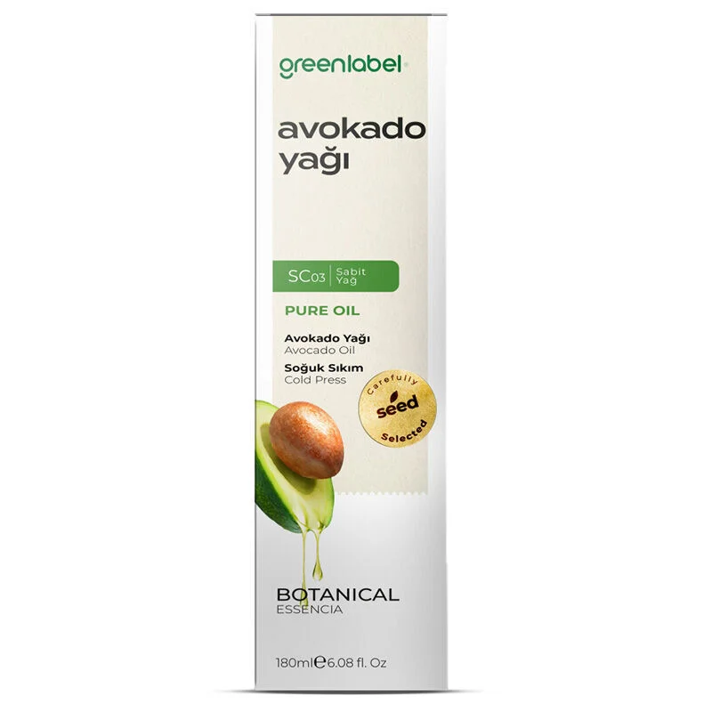 Greenlabel 180 ml Avocado Oil - Cold Pressed &amp; Organic