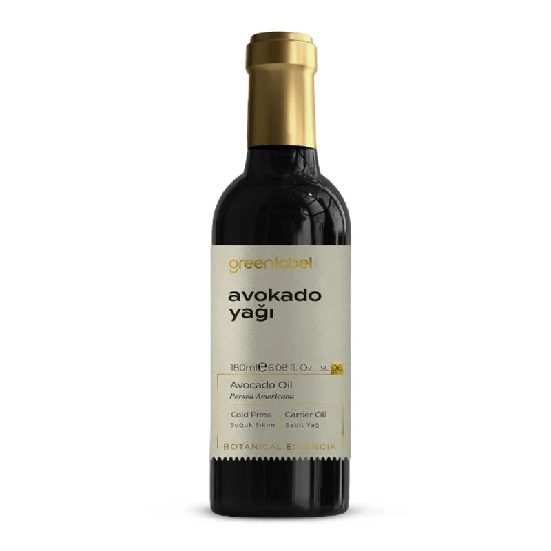 Greenlabel 180 ml Avocado Oil - Cold Pressed & Organic