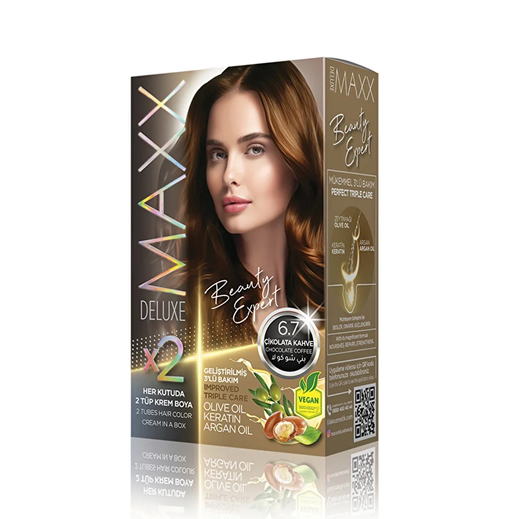 Maxx Deluxe Hair Dye 6.7 chocolate Brown