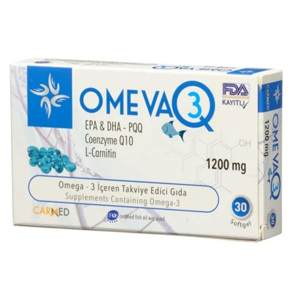 Carmed Omeva Q 3 1200 mg 30 soft Capsules