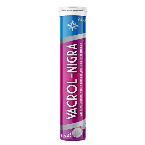 Carmed Vacrol - Nigra Supplementary Food 20 effervescent