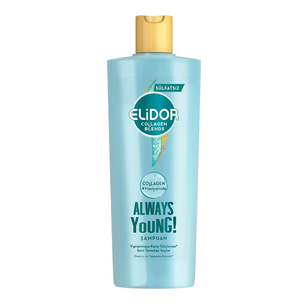 Elidor Collagen Blends Sulfate-Free Shampoo 350ml - Anti-Frizz