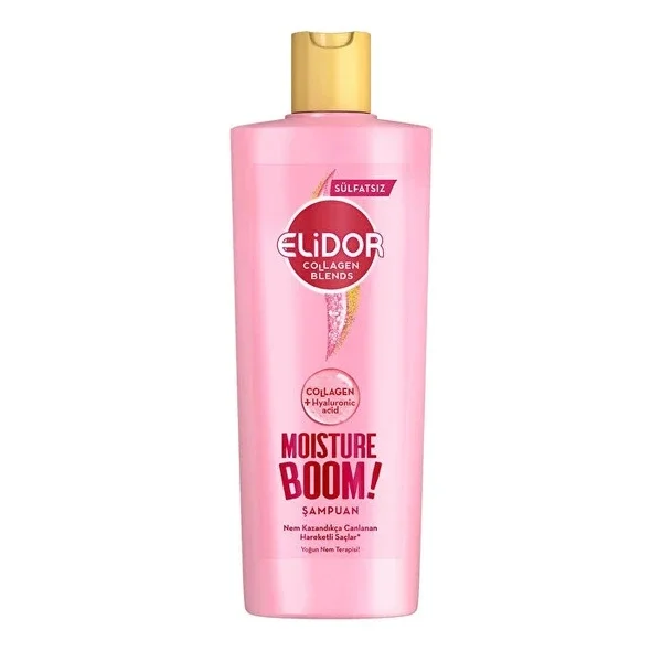 Elidor Collagen Blends Moisture Shampoo 350ml - Sulfate-Free