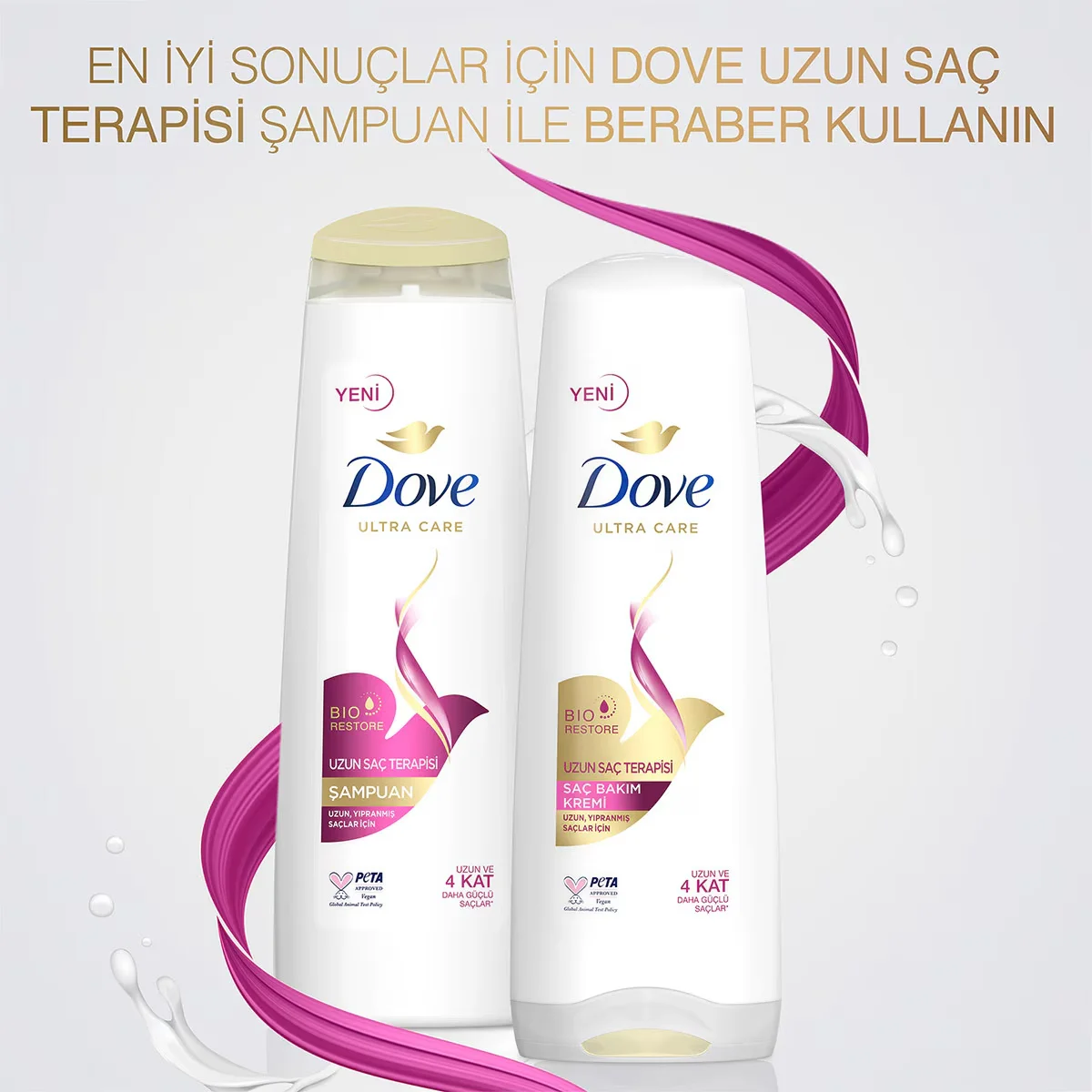 Dove Langhaarpflege Shampoo - Nährende Reparatur