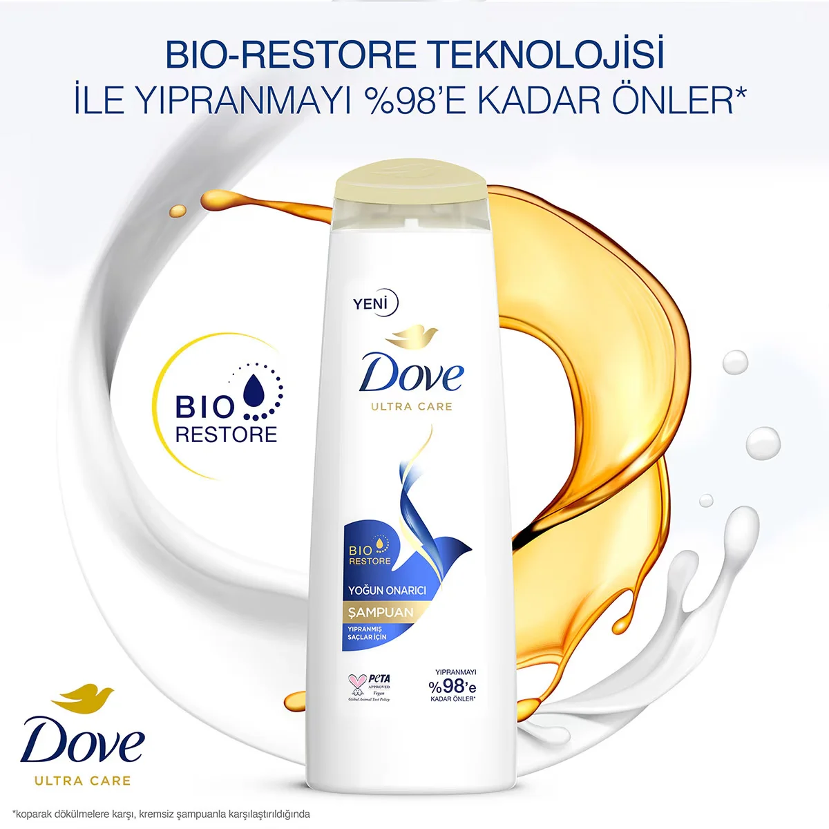 Dove Ultra Care Intensiv Reparatur Shampoo für geschädigtes Haar 400ml