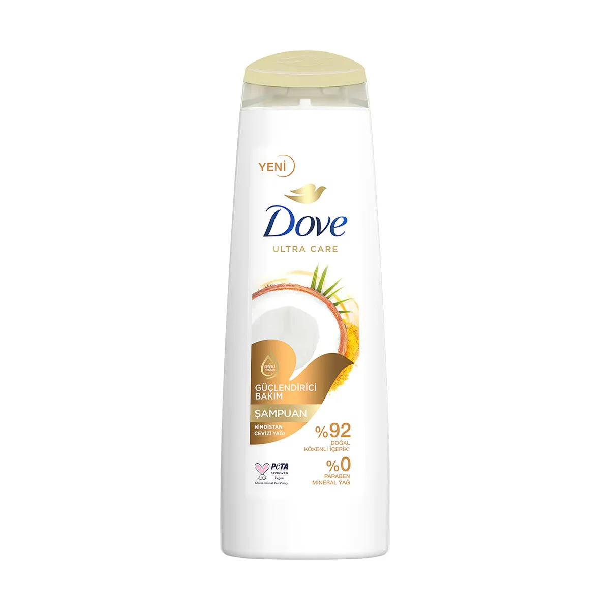 Dove Ultra Care Hair Care Shampoo Strengthening Care Coconut Oil 400 ml