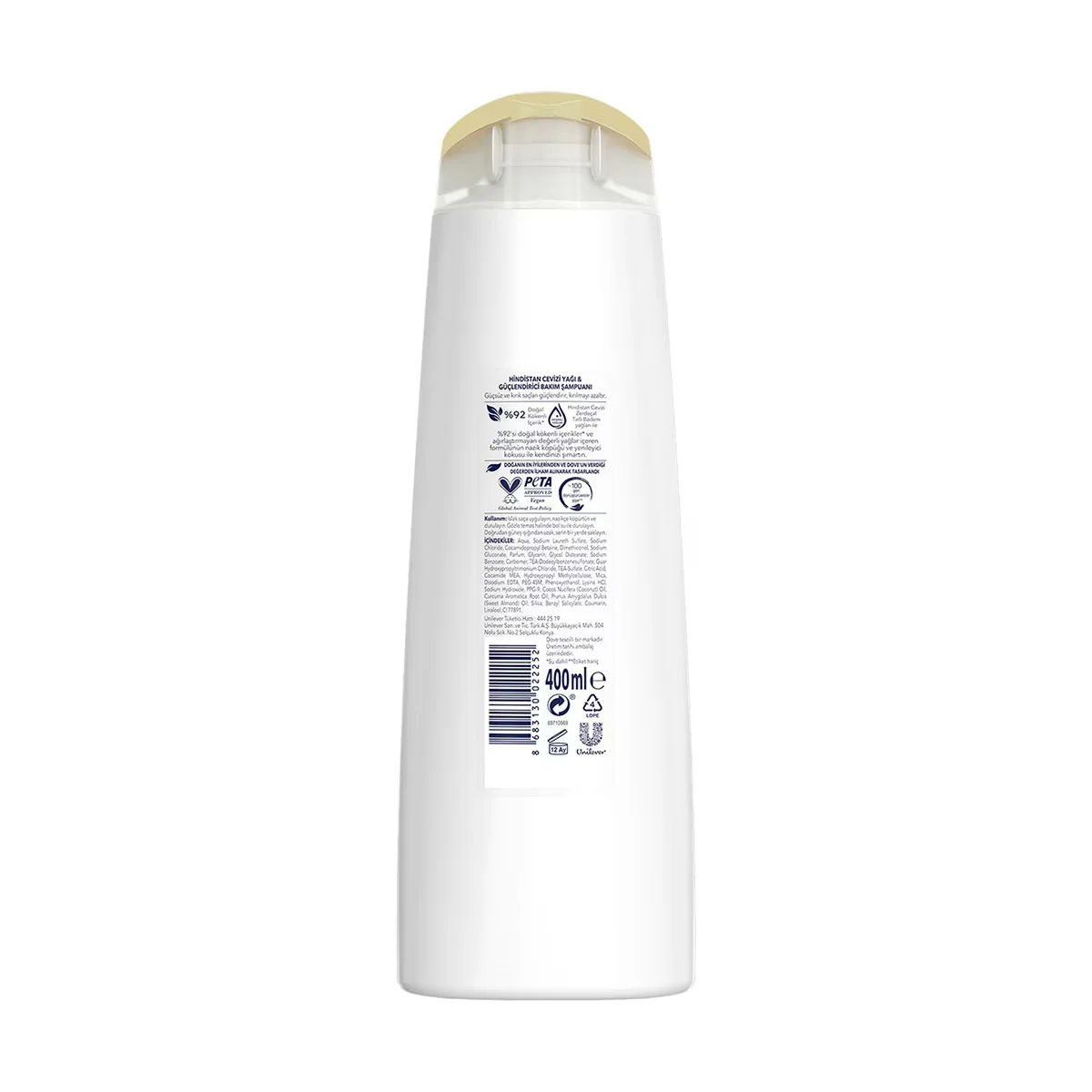 Dove Kokosöl Stärkendes Shampoo 400ml