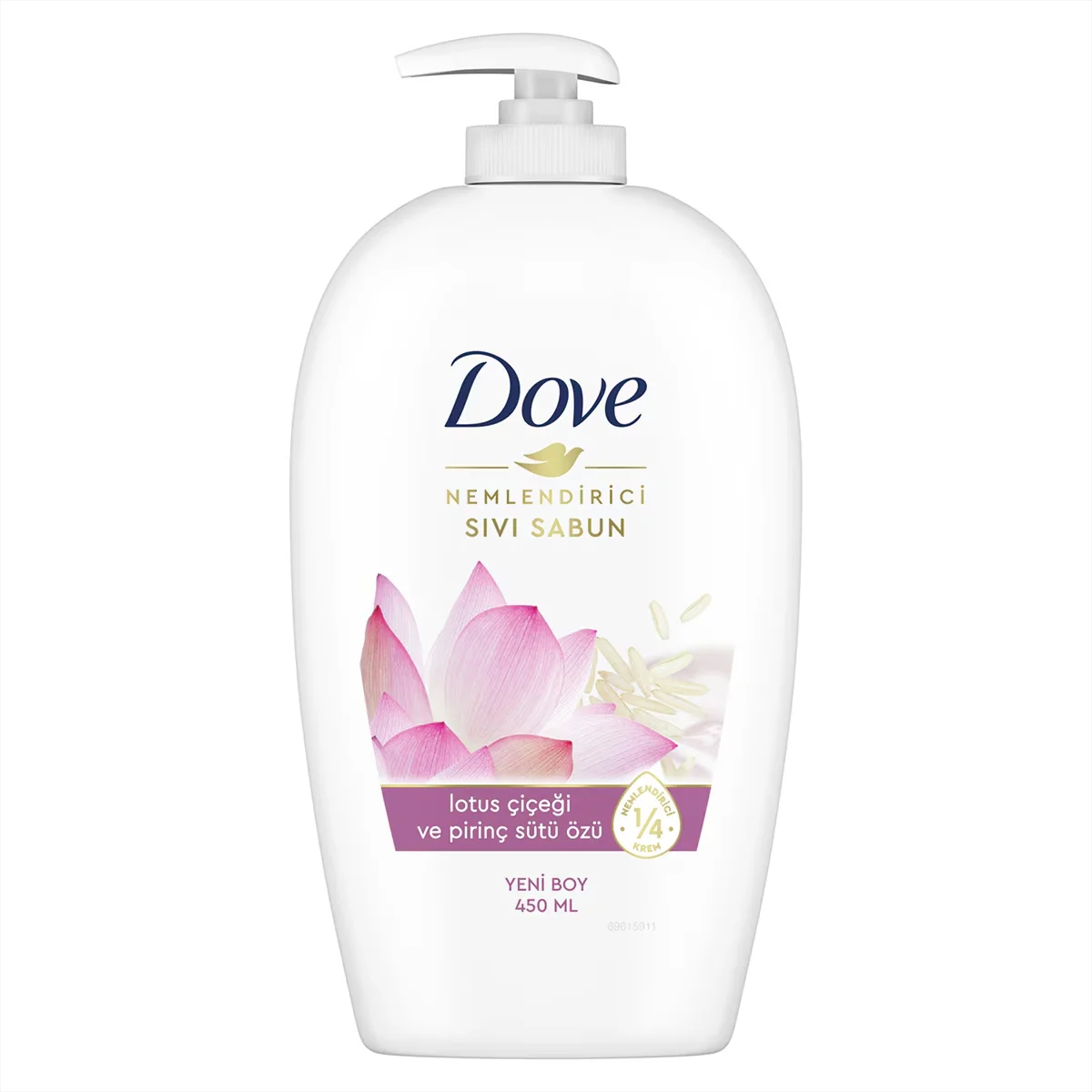 Dove Moisturizing Liquid Soap Lotus Flower & Rice Milk Extract 450 ml