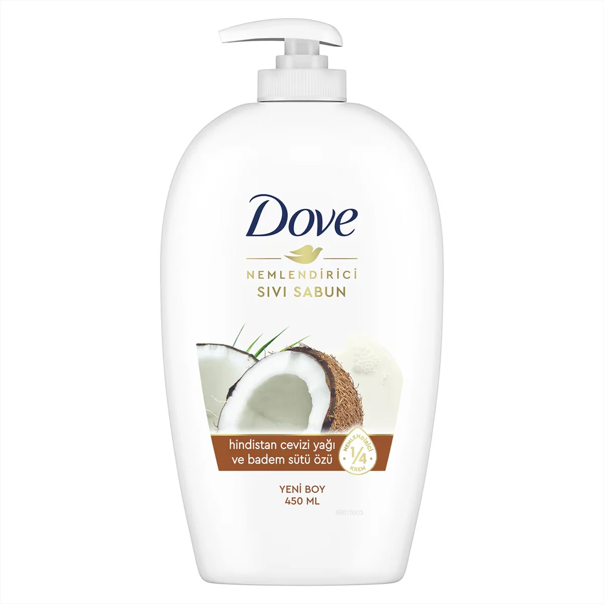 Dove Coconut Oil & Almond Milk Extract Liquid Soap 450 ml
