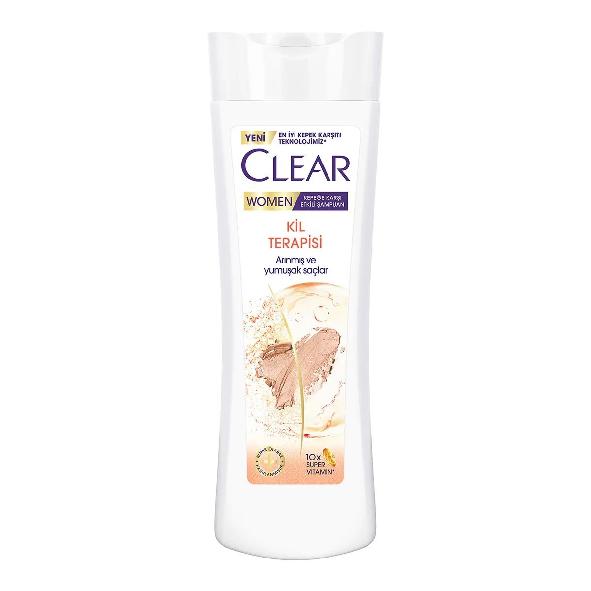 Clear Women Anti-dandruff Shampoo Clay Therapy 350 ml