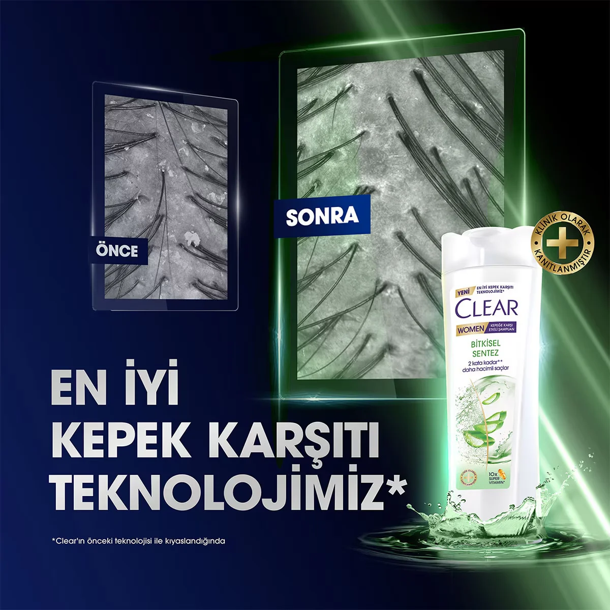 Clear Frauen Kräuter Synthesis Anti-Schuppen Shampoo 350ml